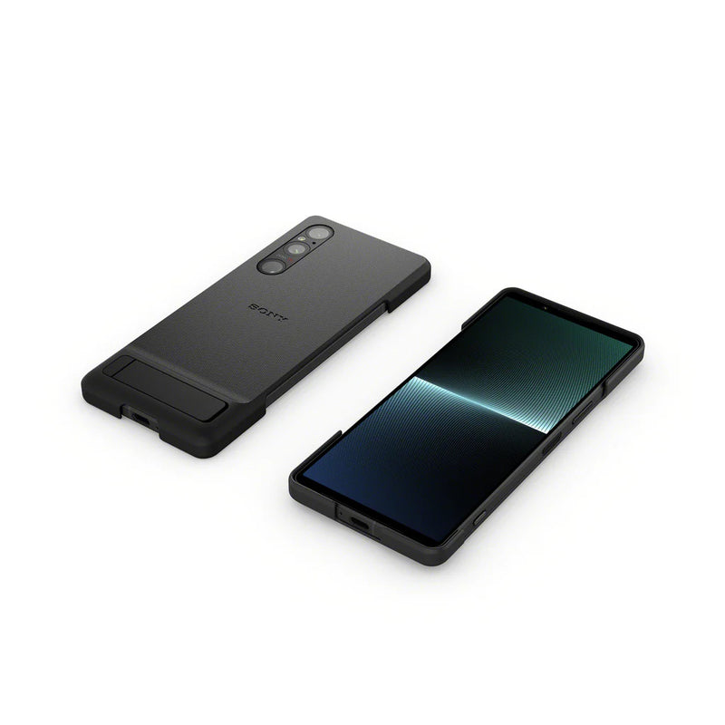 Sony Xperia 1 V Case with Stand - Black