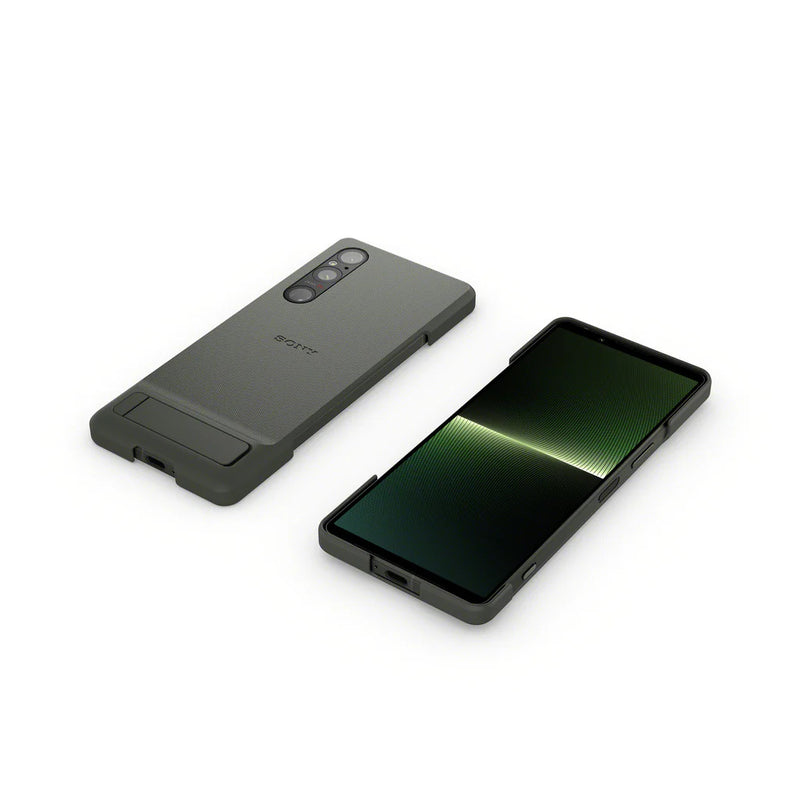 Sony Xperia 1 V Case with Stand - Green