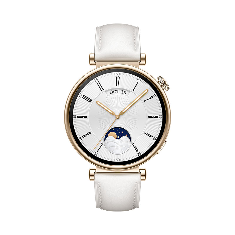 HUAWEI WATCH GT 4 White Leather Strap - 41mm