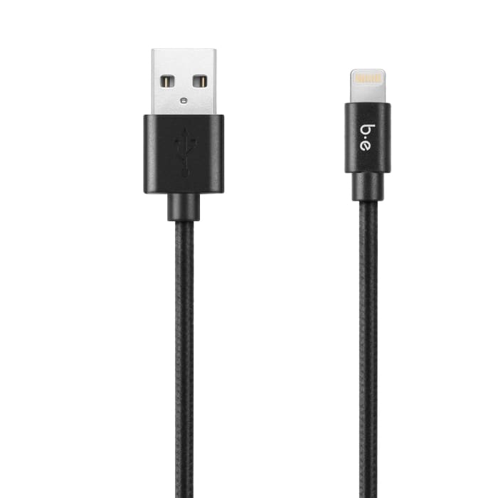 Buy Blu Element - Braided Charge/Sync Lightning USB Cable 6ft Black - PDAPlaza Canada in Canada USA Japan