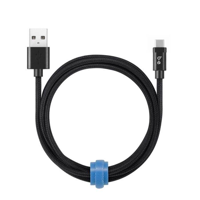 Buy Blu Element - Braided Charge/Sync USB-C Cable 4ft Black - PDAPlaza Canada in Canada USA Japan