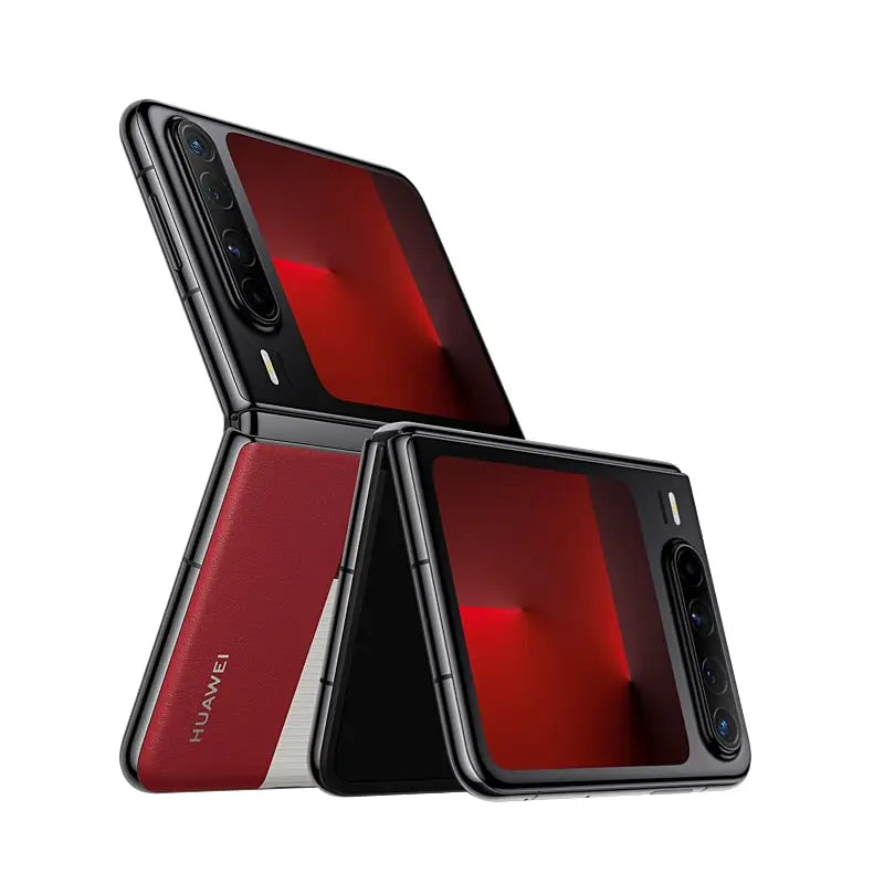 HUAWEI Pura X 典藏版 16GB512GBレザーモデル Huawei Pura X Collector's Edition, 16GB/512GB – Stylish Red - PDAPlaza